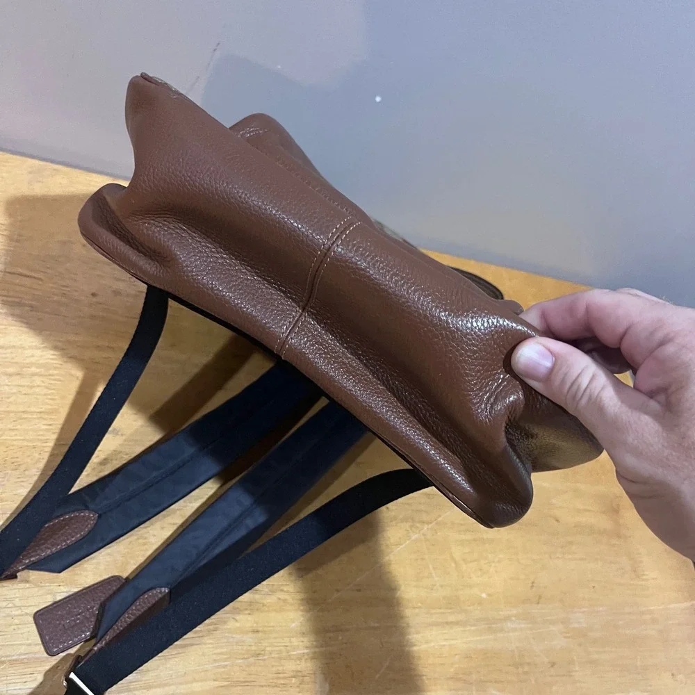 Coach Court Backpack Signature Canvas Pebble‎ Leather Khaki Saddle 5871 Classic